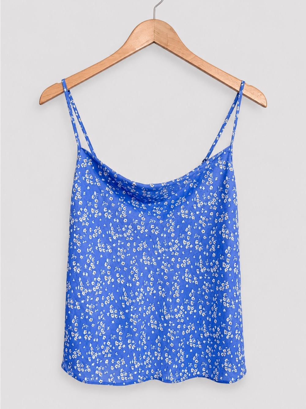 MONK & LOU Floral Cowl Neck Cami